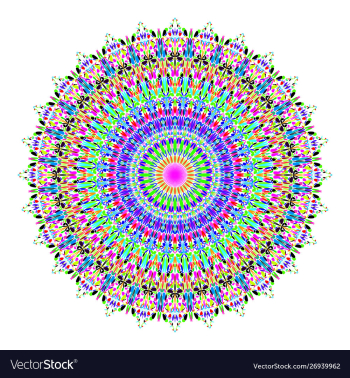 Abstract floral mandala design - graphic element vector image Abstract floral mandala design - graphic element vector image