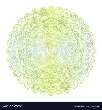 Abstract floral mandala ornament design vector image Abstract floral mandala ornament design vector image
