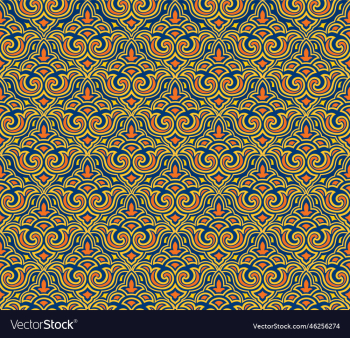 abstract floral seamless pattern flourish tiled