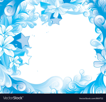 Abstract floral vector image Abstract floral vector image