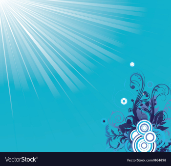 Abstract floral vector image Abstract floral vector image