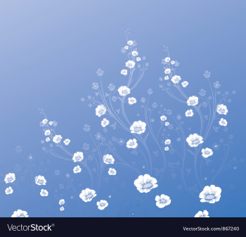 Abstract floral vector image Abstract floral vector image