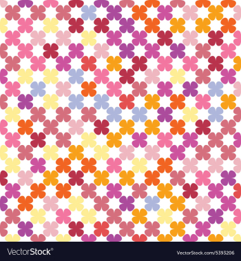 Abstract flowers texture vector image