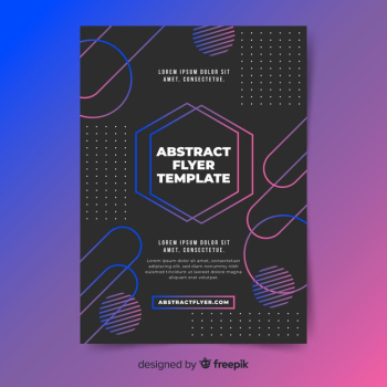 Abstract flyer template