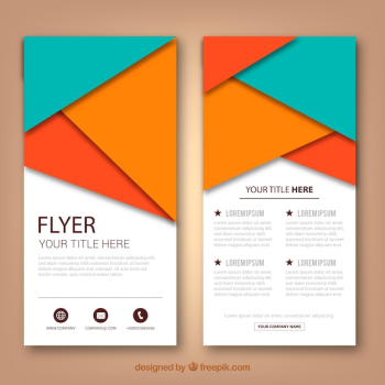 Abstract flyer template