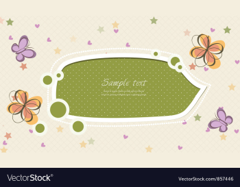 Abstract frame vector image Abstract frame vector image