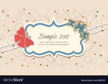 Abstract frame vector image Abstract frame vector image