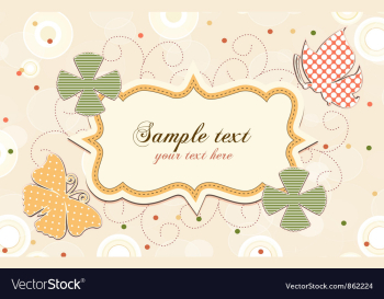 Abstract frame vector image Abstract frame vector image
