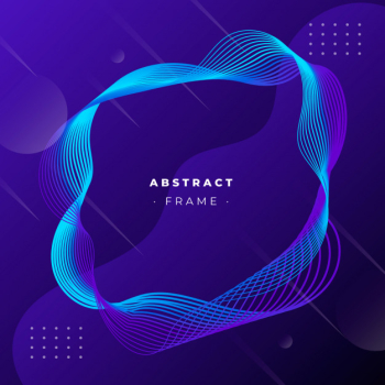 Abstract frame with dynamic lines Free Vector Abstract frame with dynamic lines Free Vector