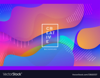 abstract geometric background fluid shape