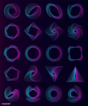 Abstract geometric elements set vector | Free stock vector - 486973 Abstract geometric elements set vector | Free stock vector - 486973