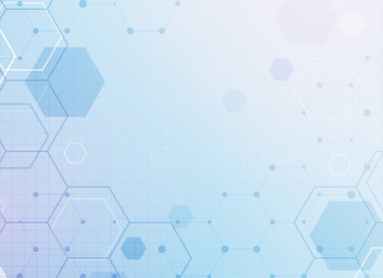 Abstract geometric hexagonal medical Free Vector