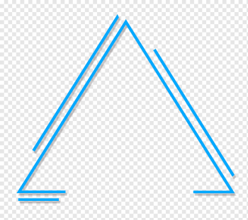 Abstract geometric triangle, blue triangle illustration, angle, text, triangle png