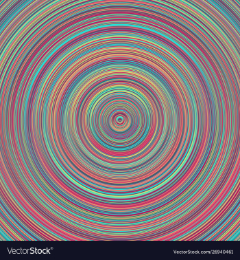 Abstract geometrical gradient multicolored circle vector image Abstract geometrical gradient multicolored circle vector image