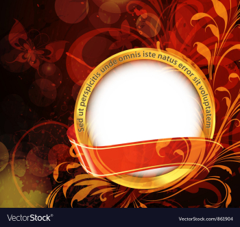 Abstract gold label vector image Abstract gold label vector image