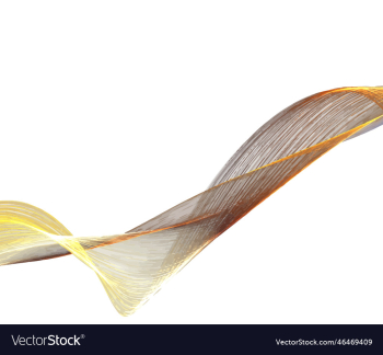 abstract gold ribbon particle banner