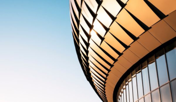 abstract golden building abstract golden building