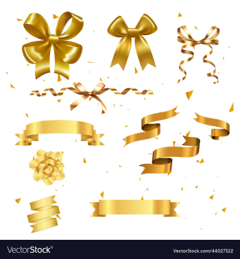 abstract golden-ribbon design abstract golden-ribbon design