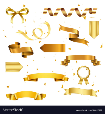 abstract golden-ribbon design abstract golden-ribbon design
