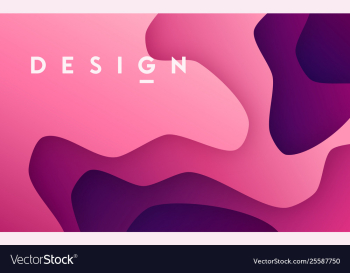 Abstract gradient geometric paper design colorful vector image Abstract gradient geometric paper design colorful vector image