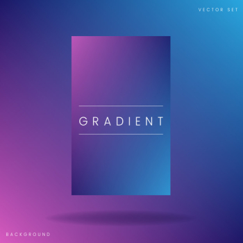 Abstract gradient poster template Abstract gradient poster template