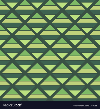 Abstract green geometric background vector image