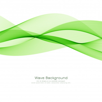 Abstract green wave modern background design Abstract green wave modern background design