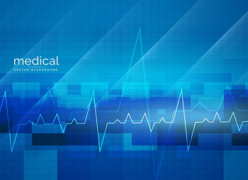 Abstract healthcare medical vector poster design