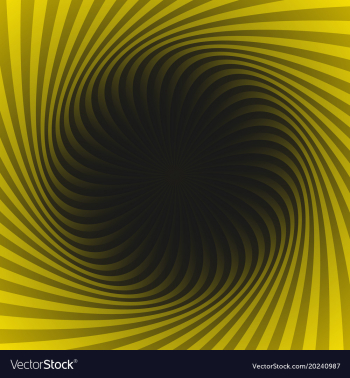 Abstract hypnotic swirl background vector image Abstract hypnotic swirl background vector image