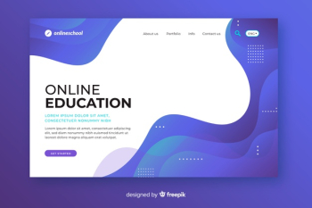 Abstract landing page Abstract landing page