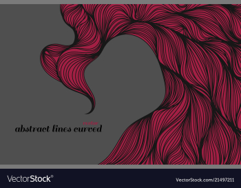 Abstract lines art pattern vector image Abstract lines art pattern vector image