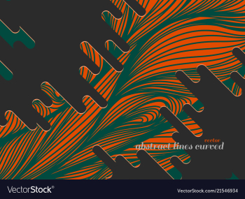 Abstract lines art pattern vector image Abstract lines art pattern vector image