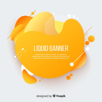 Abstract liquid banner Abstract liquid banner