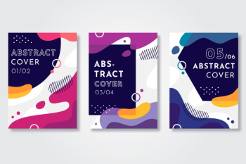 Abstract liquid effect covers template Free Vector Abstract liquid effect covers template Free Vector