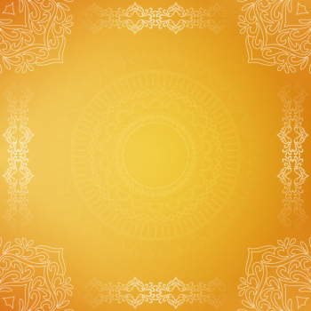 Abstract luxury beautiful decorative yellow background Free Vector