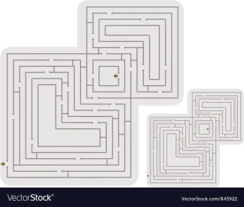 Abstract maze vector image Abstract maze vector image