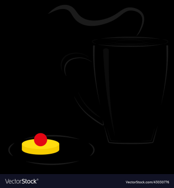 abstract minimalist black colour cup of coffee abstract minimalist black colour cup of coffee