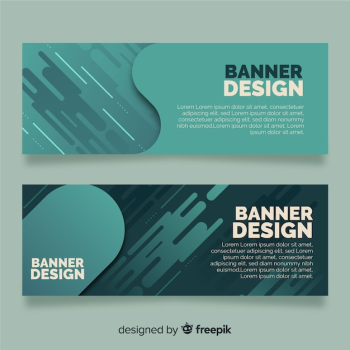 Abstract modern banner design Abstract modern banner design