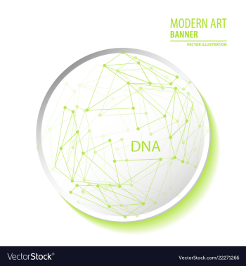 Abstract molecules and 3d paper integrated vector image Abstract molecules and 3d paper integrated vector image