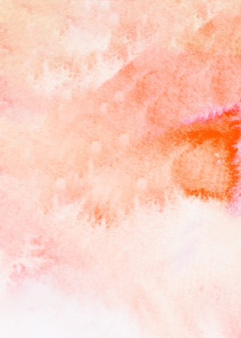 Abstract orange watercolor brushed texture background Free Photo