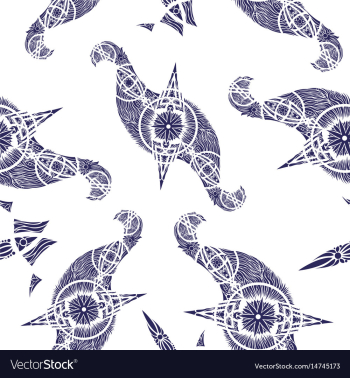 Abstract oriental pattern vector image Abstract oriental pattern vector image