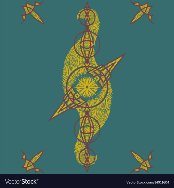 Abstract oriental pattern vector image Abstract oriental pattern vector image