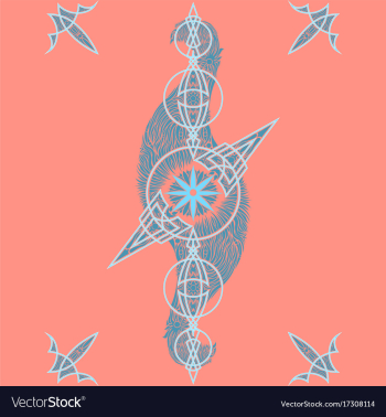 Abstract oriental pattern vector image Abstract oriental pattern vector image