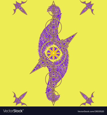 Abstract oriental pattern vector image Abstract oriental pattern vector image