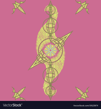 Abstract oriental pattern vector image Abstract oriental pattern vector image
