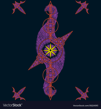 Abstract oriental pattern vector image Abstract oriental pattern vector image