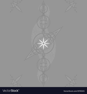 Abstract oriental pattern vector image Abstract oriental pattern vector image
