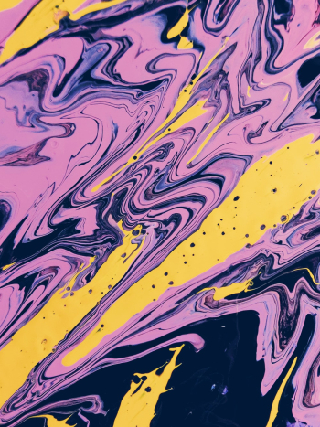 Abstract Painting Of Mixing Colors Abstract Painting Of Mixing Colors