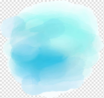 Abstract painting, Watercolor: Flowers Watercolor painting Watercolor: Animals Blue, watercolor transparent background PNG clipart
