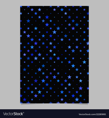 Abstract pentagram pattern background poster vector image Abstract pentagram pattern background poster vector image